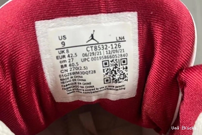 Cardinal 3 3597  401 Retro Soft Jordan CT8532- Red 0819